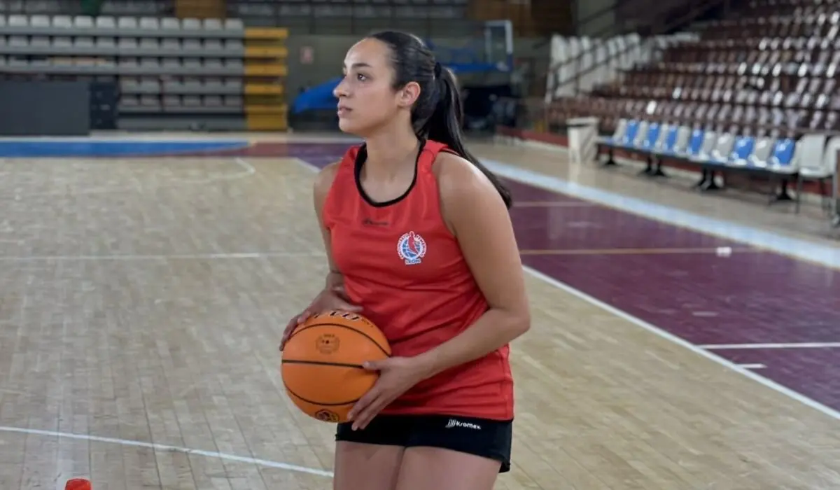 Mipelleymas BF León durante un entrenamiento.
