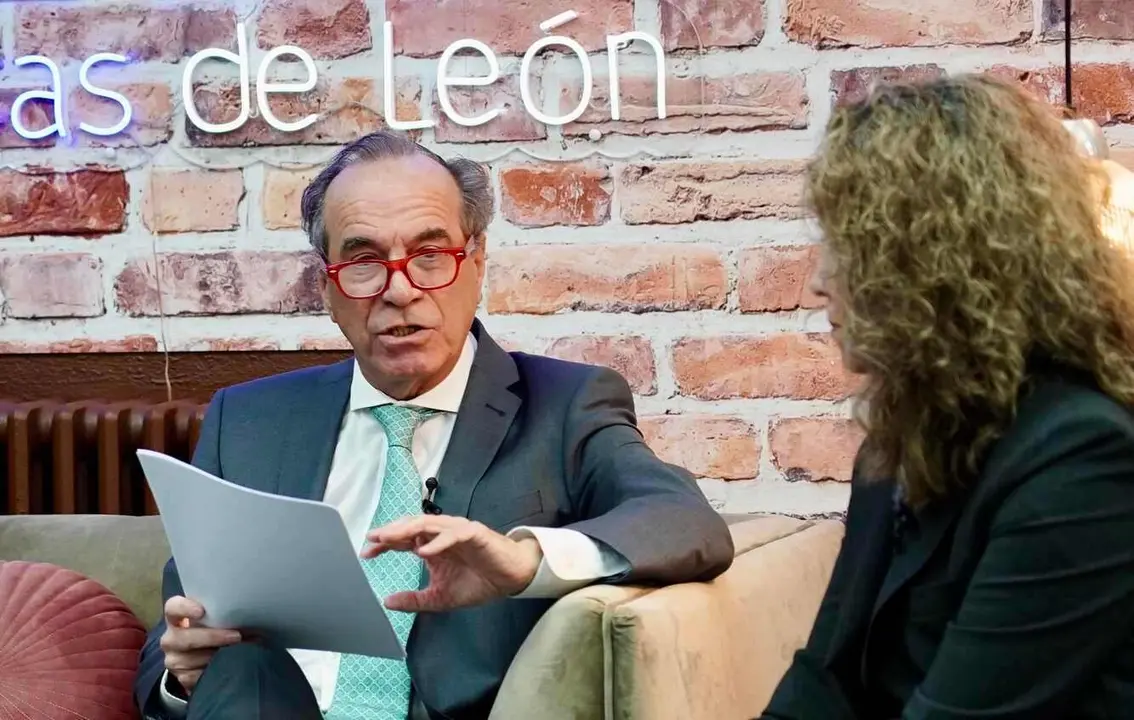 Juan María Vallejo, presidente de la Federación Leonesa de Empresarios. Foto: Campillo