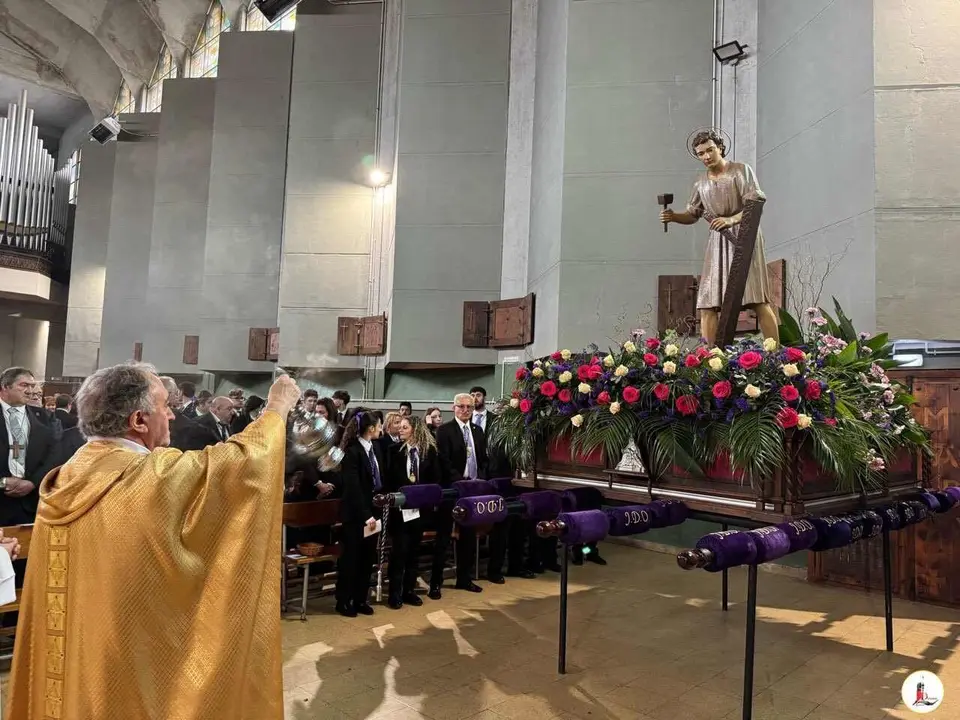 Tradicional misa coincidiendo con las fiestas de El Ejido.