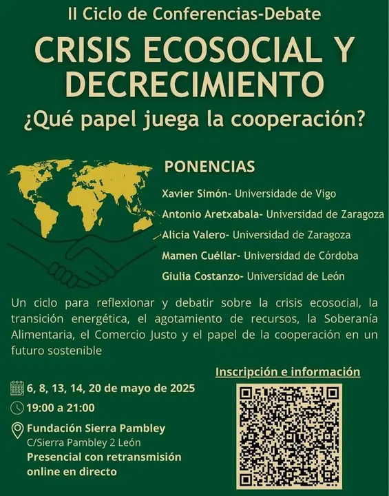 Imagen del cartel realizado para esta ciclo de conferencias.