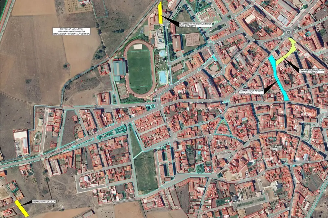 Santa María aprueba el proyecto de mejora de varias calles que supondrá casi medio millón de euros de los Planes Provinciales 2024-2025.