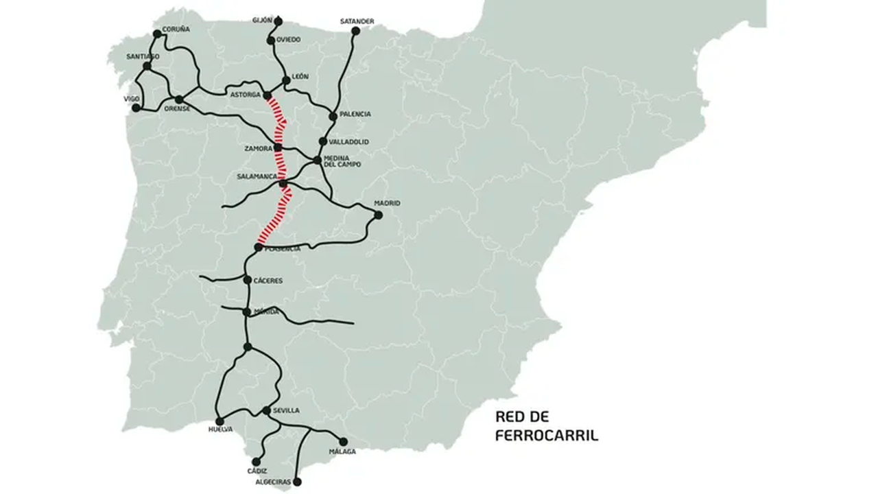 Reabrir la ruta ferroviaria Vía de la Plata es una de las exigencias de León Propone.