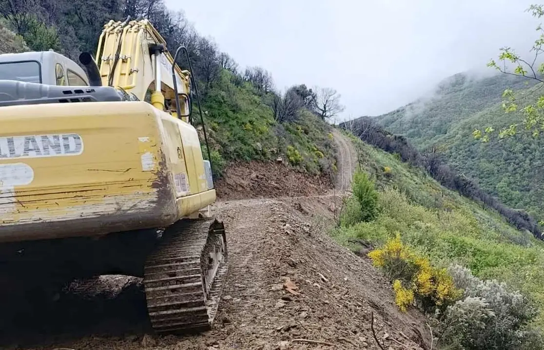 Ponferrada encara la fase final de las obras del nuevo acceso a Santa Lucía de Valdueza y las captaciones de agua.