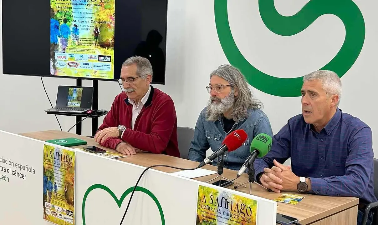Presentación de la carrera solidaria 'A Santiago contra el cáncer'.