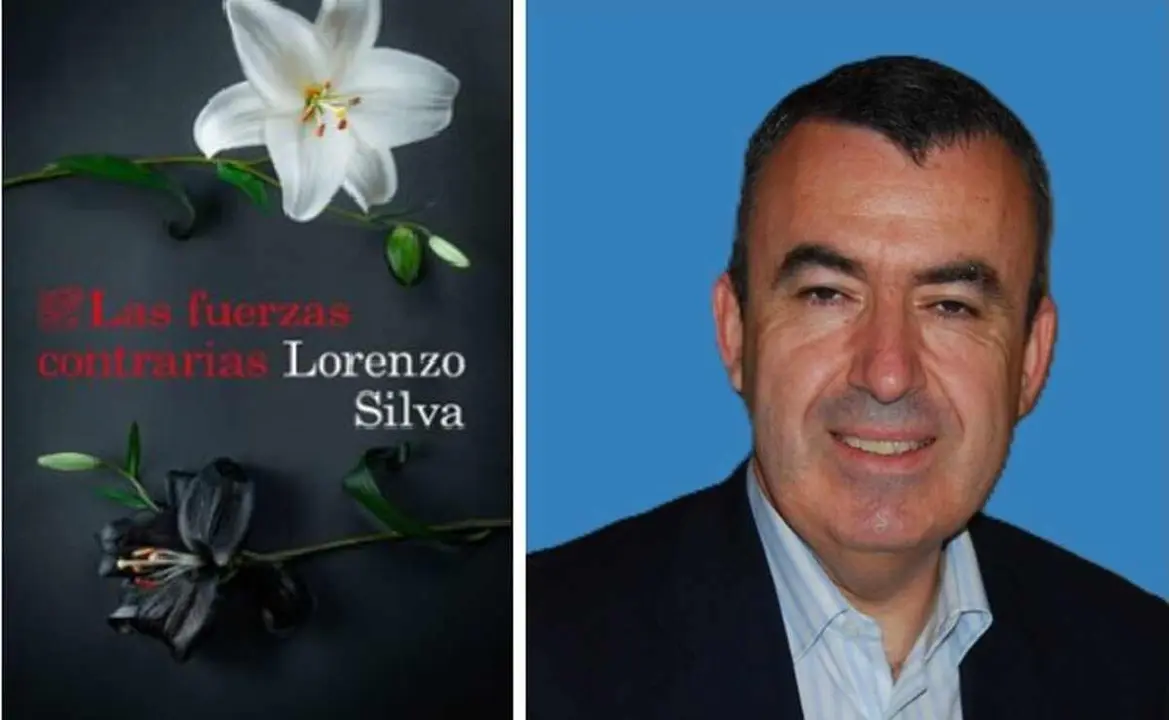 Imagen de la portada del libro; a la derecha, su autor.
