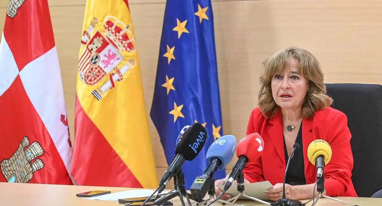 La presidenta del Tribunal Superior de Justicia de Castilla y Le&oacute;n (TSJCyL), Ana del Ser, presenta la Memoria Judicial de 2024