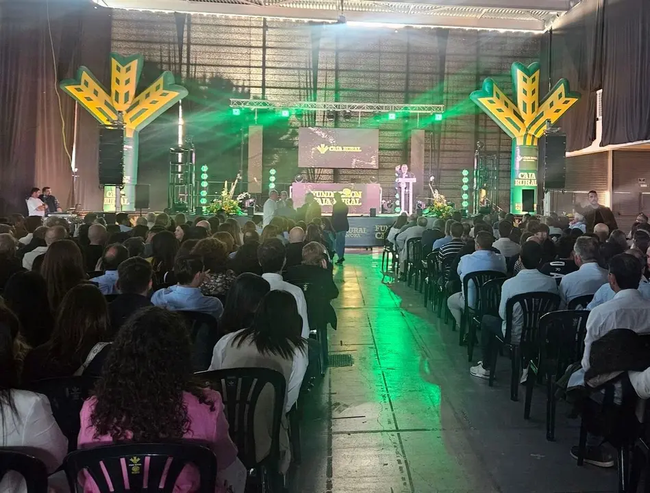 Cena homenaje de Caja Rural a sus trabajadores jubilados.