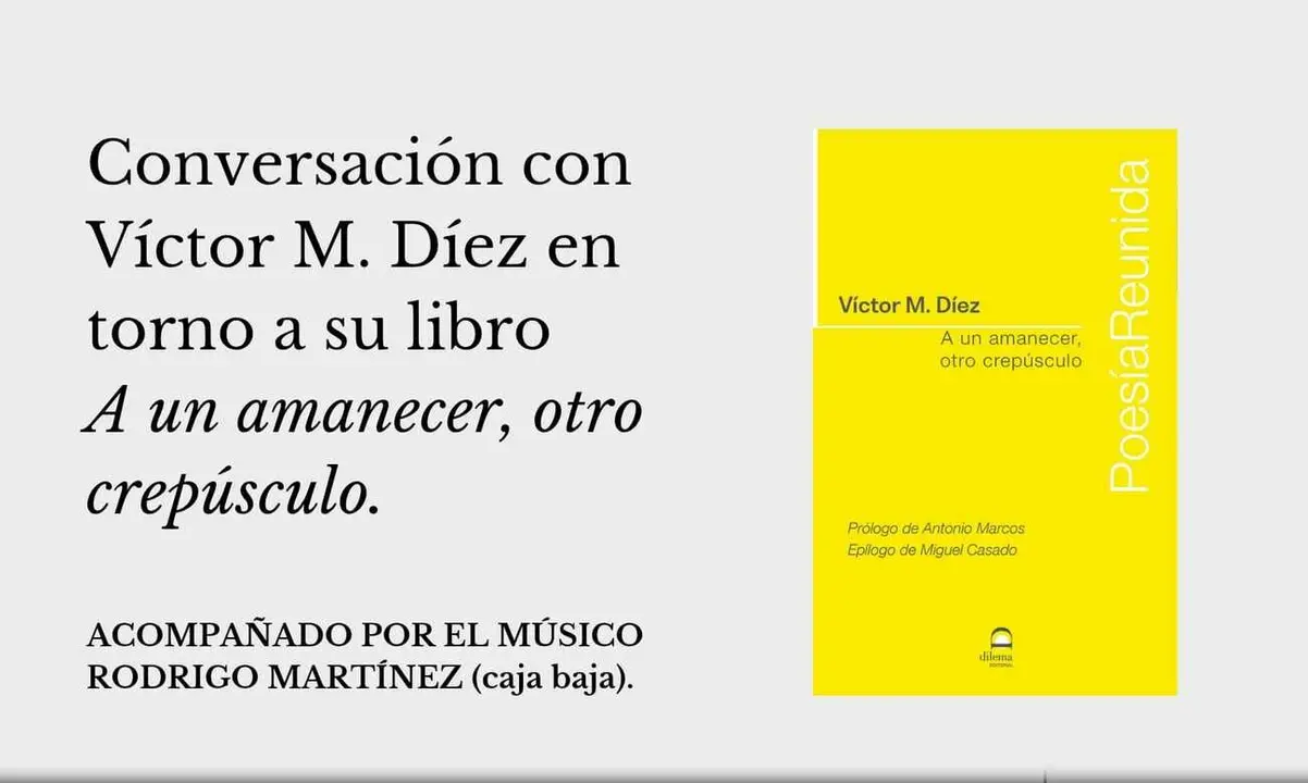 Invitación para la presentación de Víctor M. Díez en San Feliz de Torío.