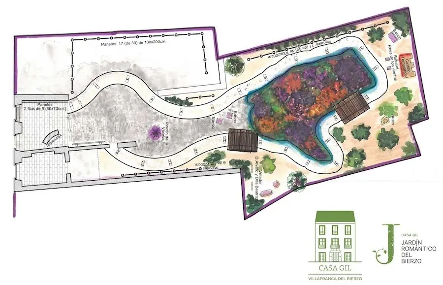 Imagen de cómo será el Jardín Botánico de El Bierzo.