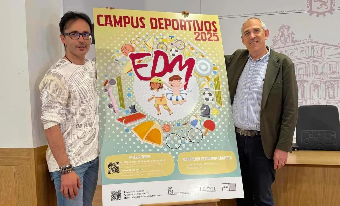 La oferta estival de las Escuelas Deportivas Municipales del Ayuntamiento de León llega un año más con los Campus Deportivos 2025.