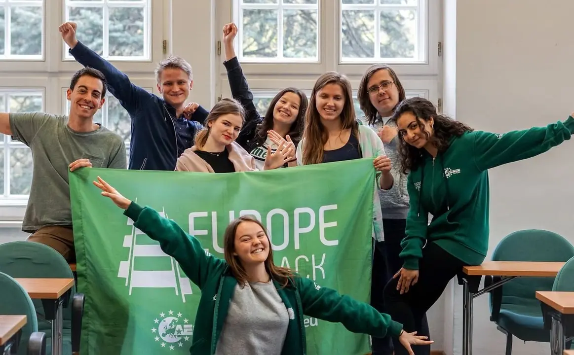 Jóvenes participantes del Europe on Track.