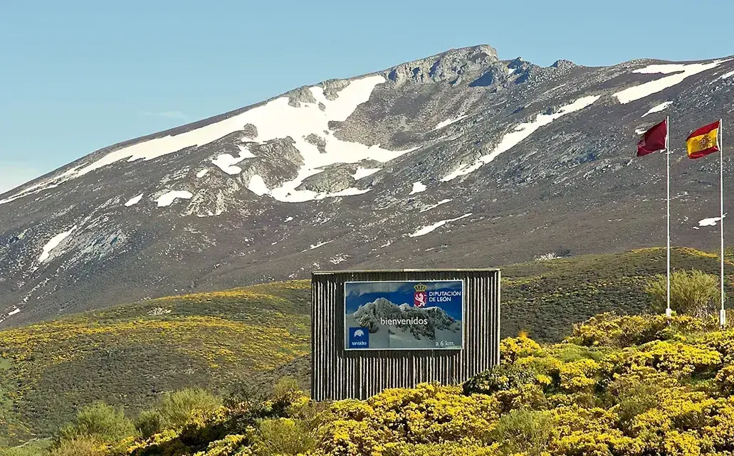 Puerto de San Isidro, en la montaña leonesa.