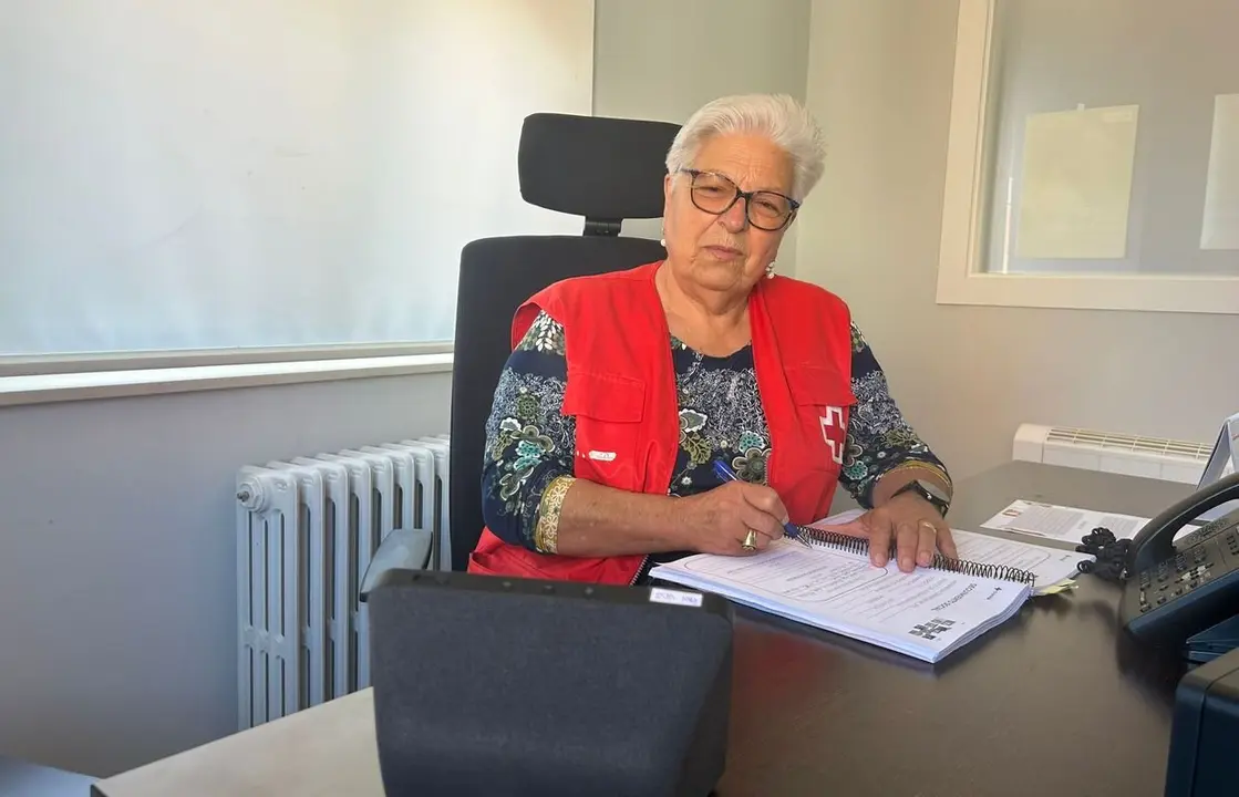 Belarmina, presidenta de la AC de Valencia de Don Juan.