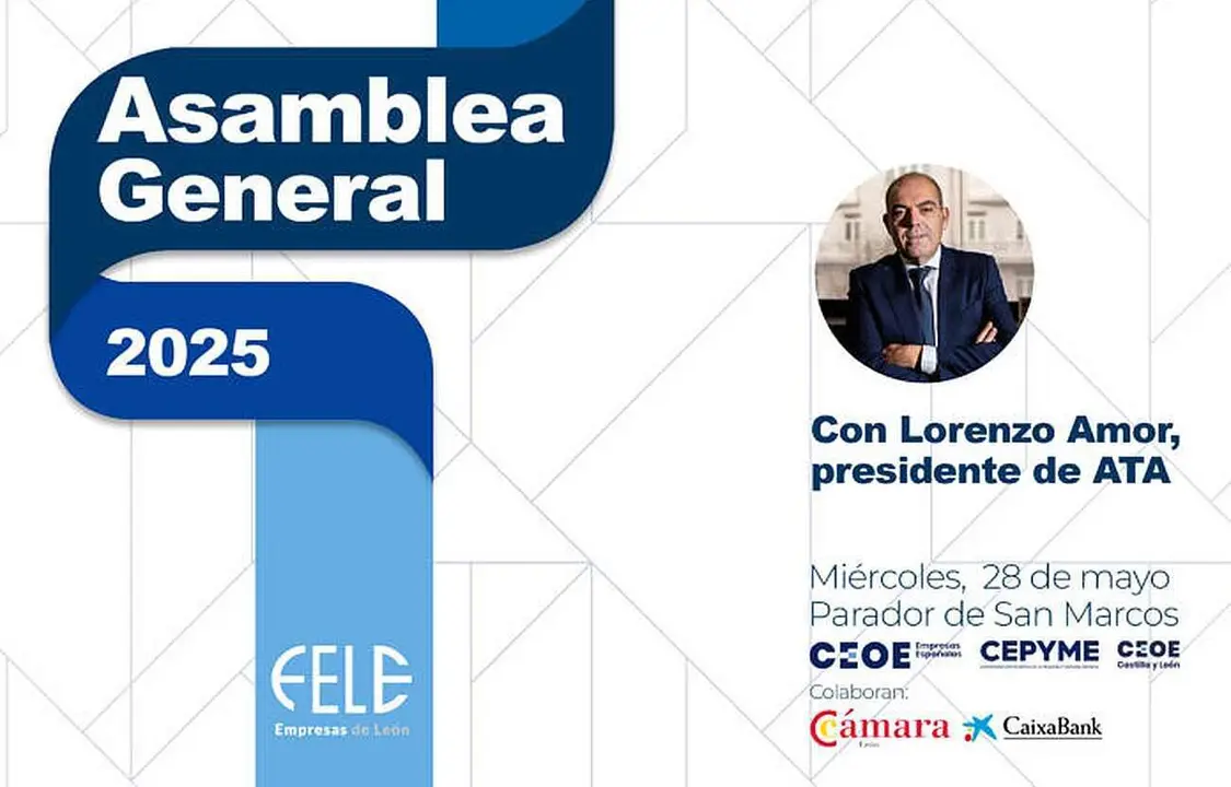La asamblea general de la Fele congrega al sector empresarial leonés este miércoles en León.