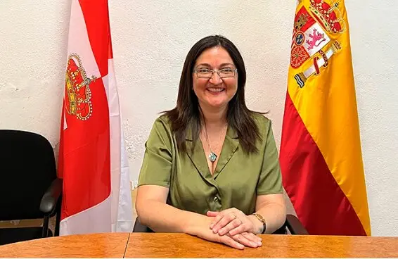 La alcaldesa de Quintana de Marco, Andreina Candel.