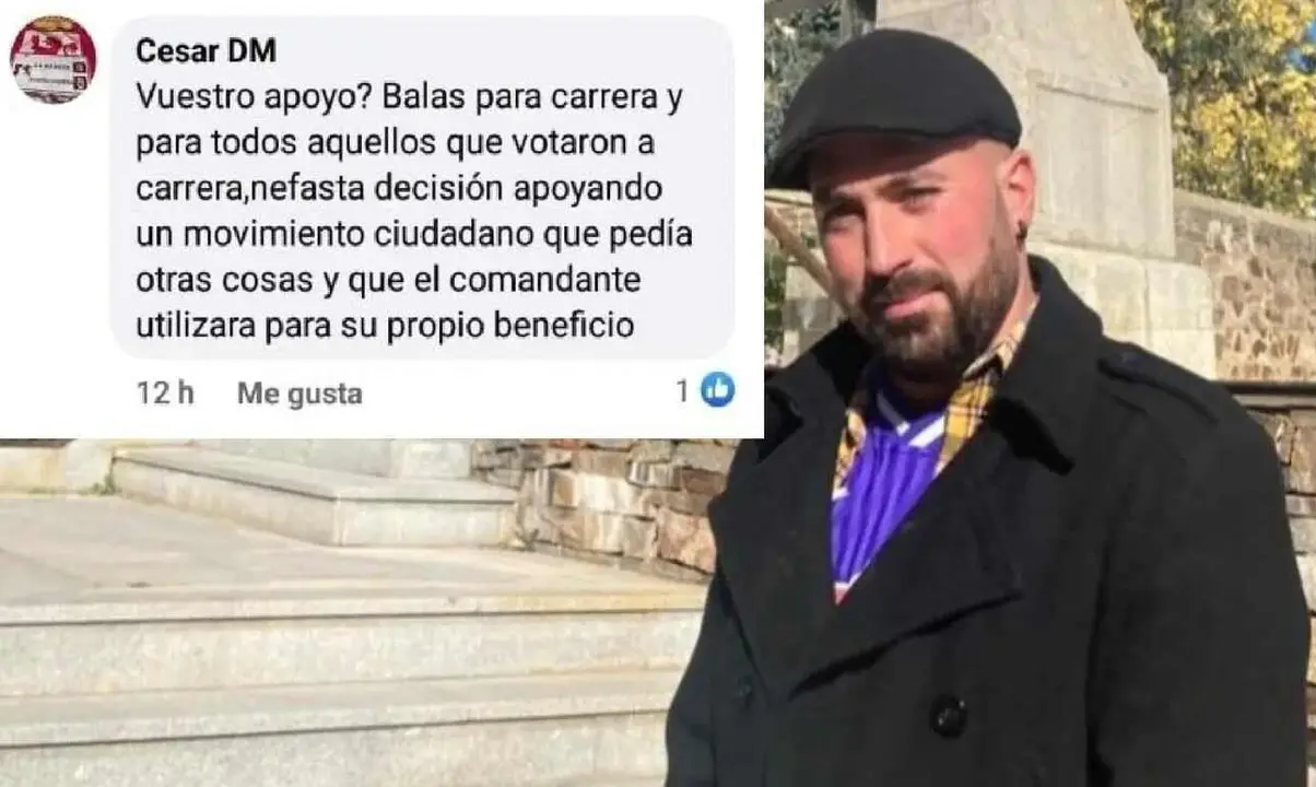 Imagen del mensaje denunciado por Vox.