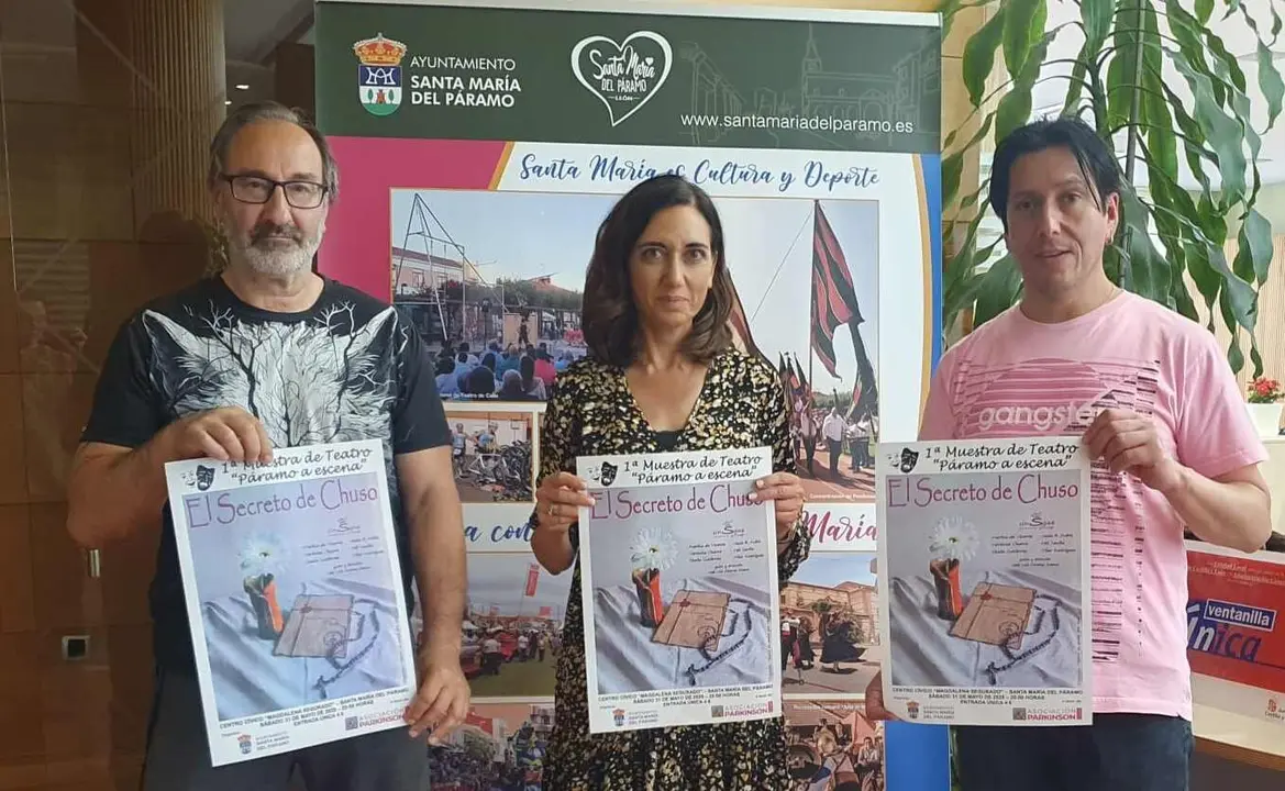 Un instante de la presentación oficial de la iniciativa en Santa María del Páramo.