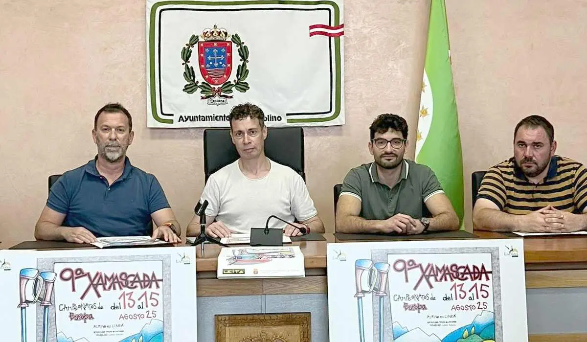 Un instante de la rueda de prensa para la presentación de la prueba.