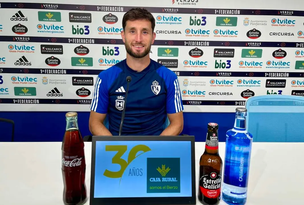 Borja Valle, durante la rueda de prensa de este miércoles.