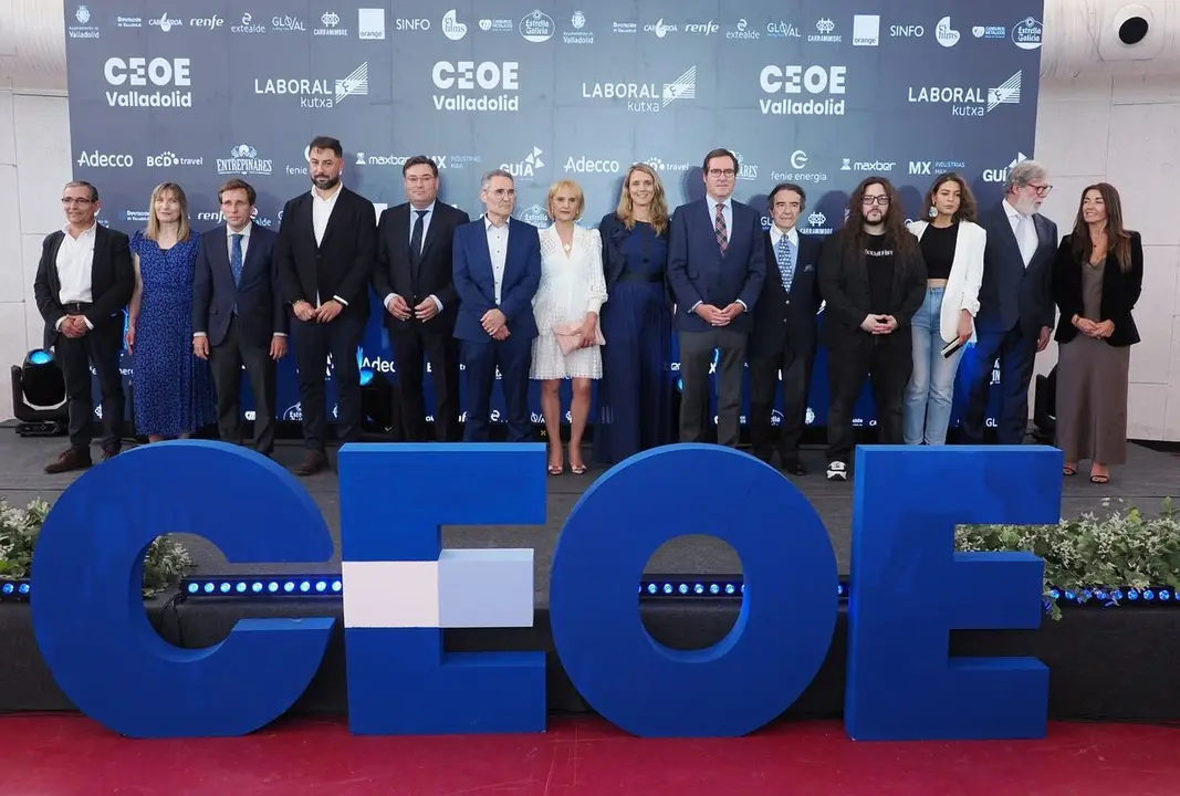 Gala de entrega de los Premios CEOE Valladolid. / R. VALTERO