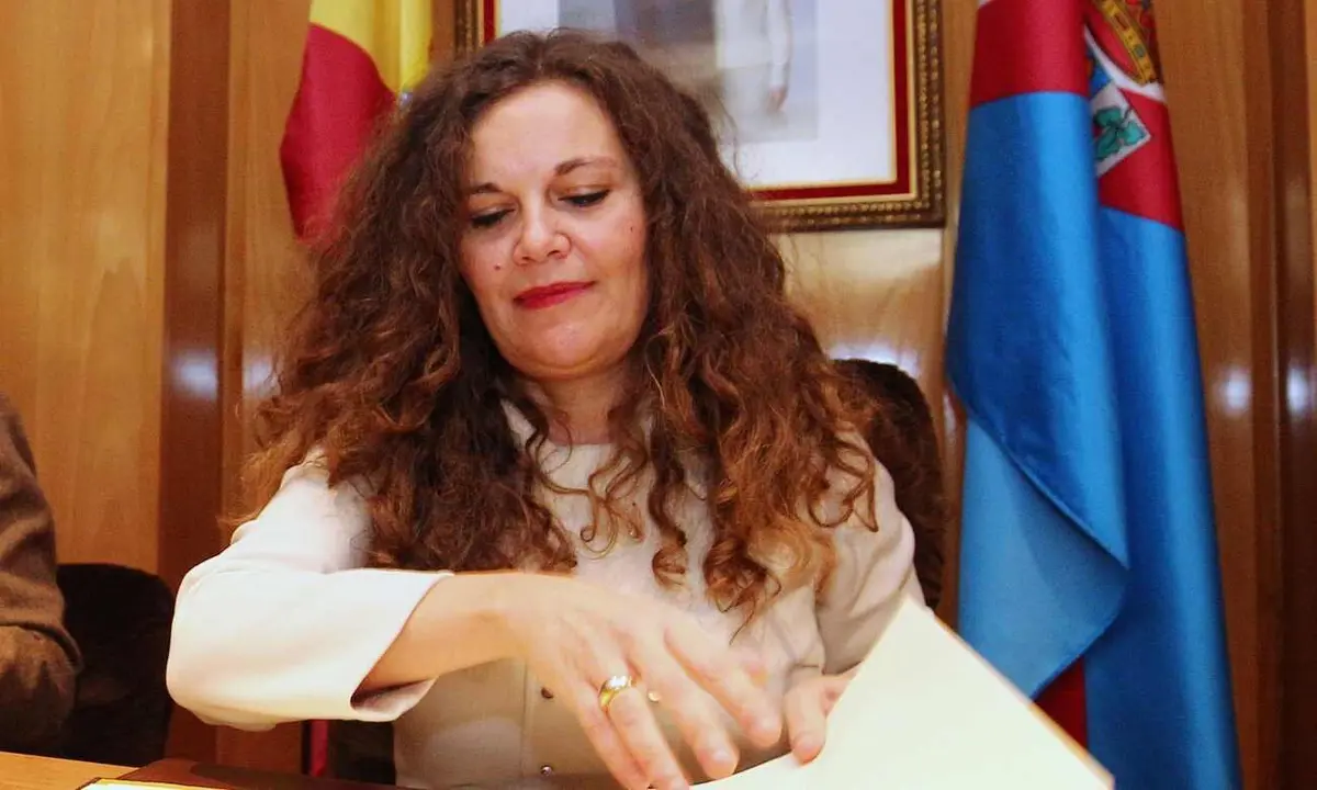 Silvia Cao, alcaldesa de Bembibre, en una imagen de archivo.