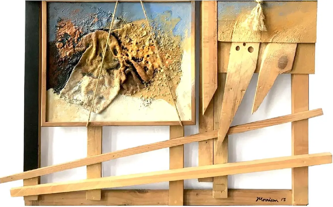 Imagen de una de las obras de la muestra.