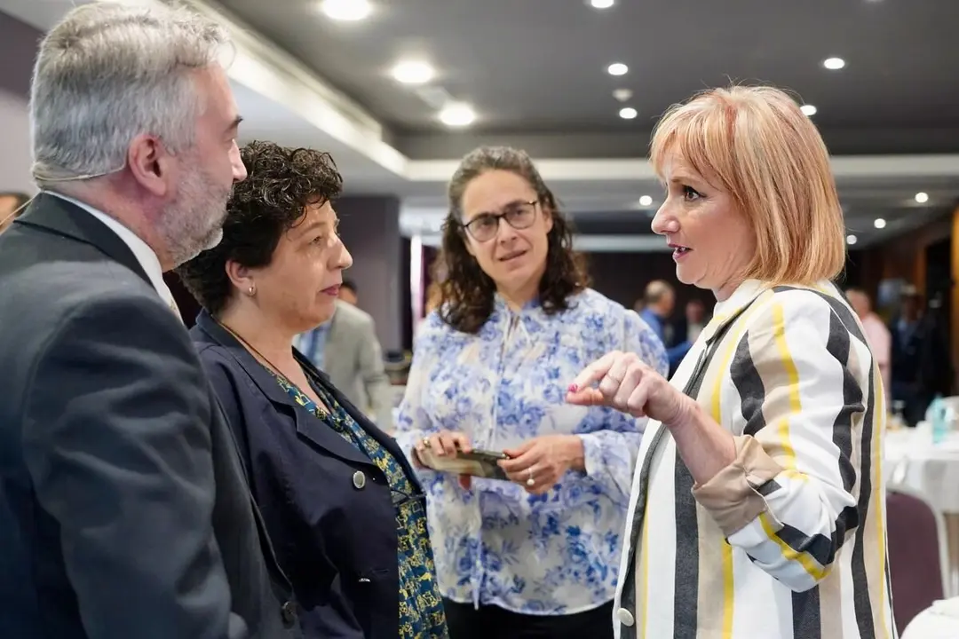 La consejera de Industria, Comercio y Empleo de la Junta, Leticia García, participa en el foro ‘Emprendimiento y empleo: el futuro de Castilla y León’.