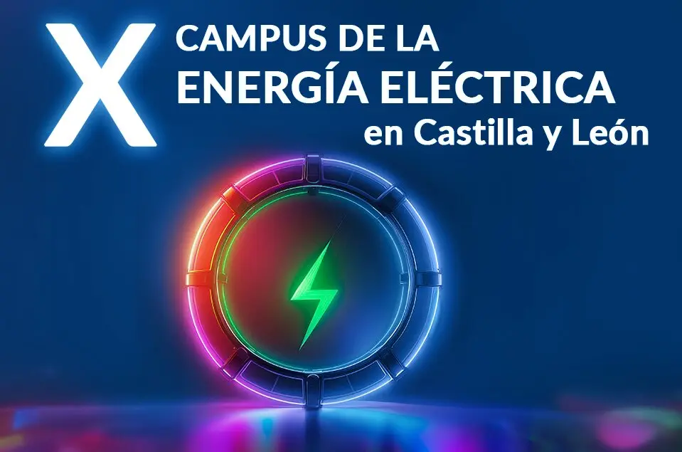 Cartel del X Campus de la Energía Eléctrica