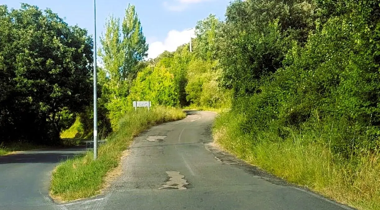 Imagen de archivo de una carretera de Castropodame.