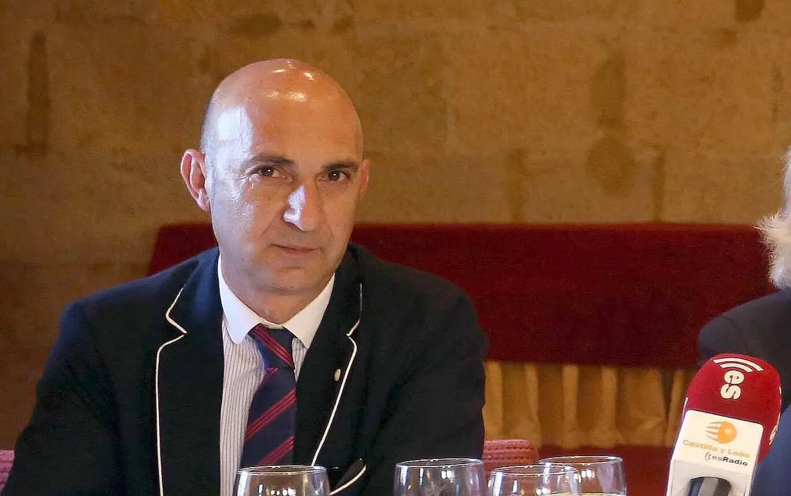 Juan Carlos Fernández, durante una rueda de prensa.