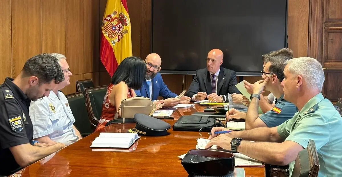 La Junta Local de Seguridad celebrada este miércoles en el Ayuntamiento para coordinar el dispositivo de las Fiestas de San Juan y San Pedro