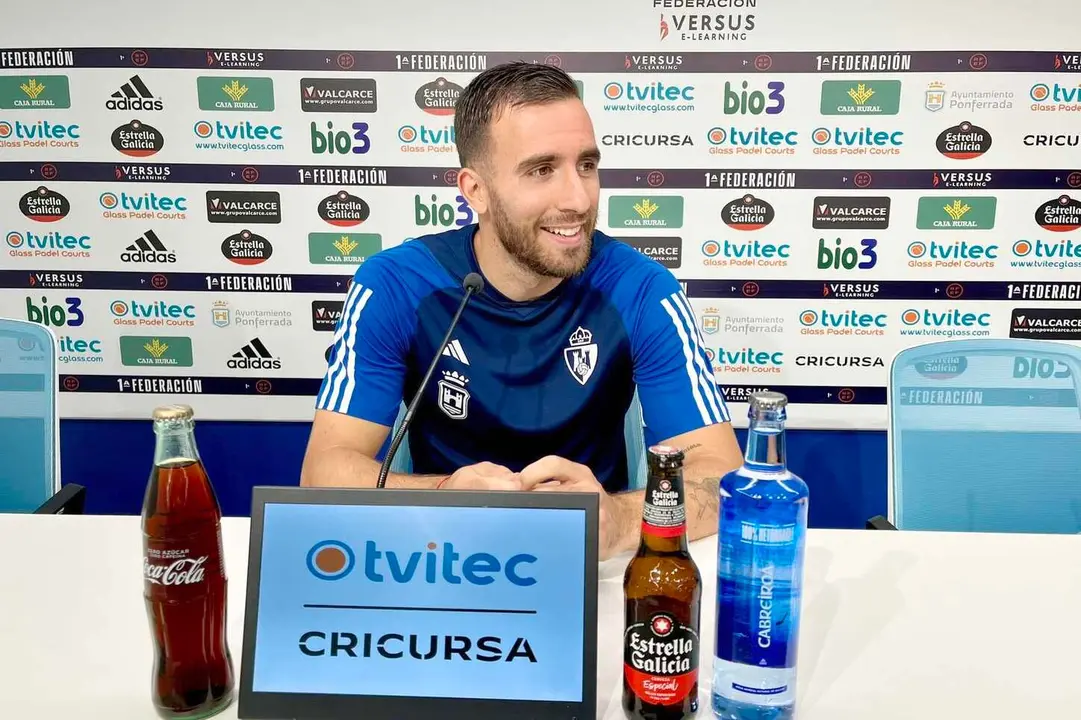 Nòvoa, durante la rueda de prensa de este miércoles.