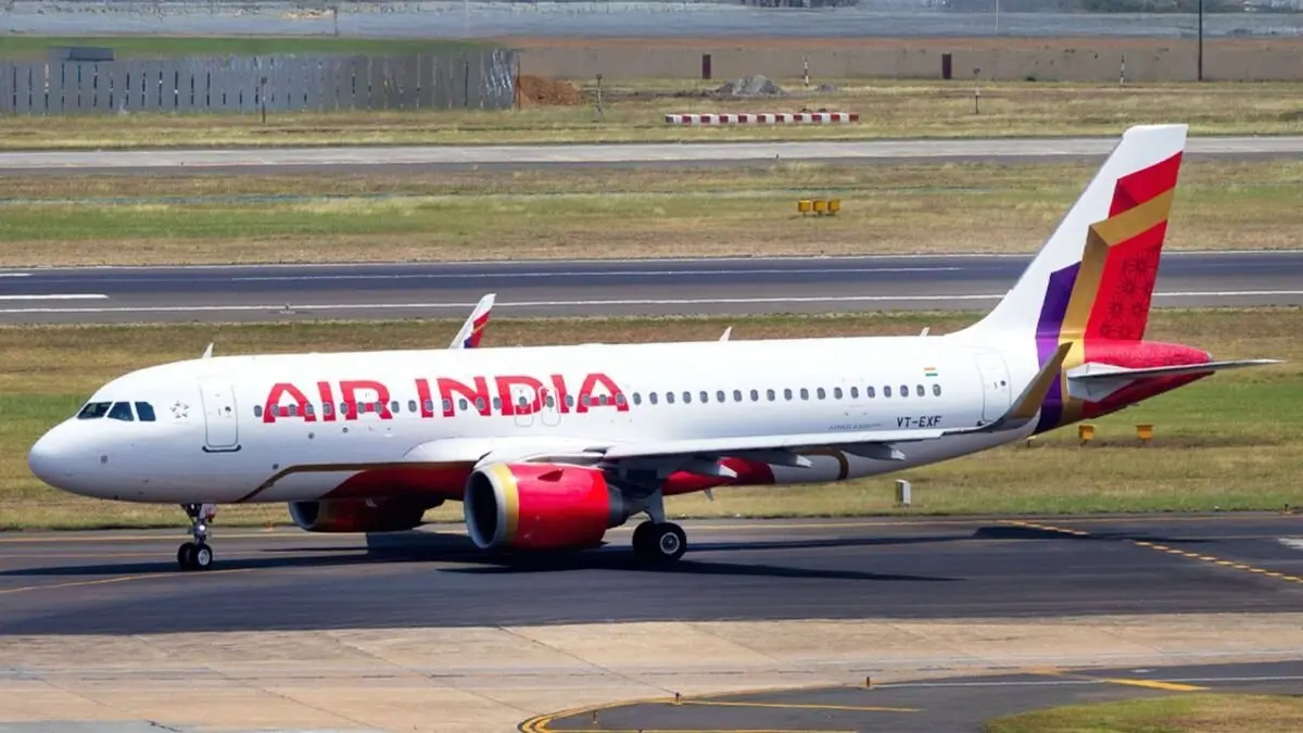 Una aeronave de Air India.