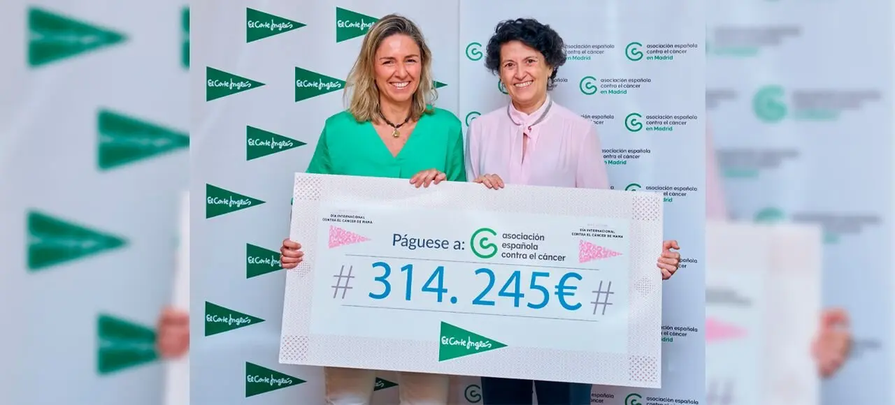 De izda a dcha María Laviña (AECC) y Ester Uriol (ECI).