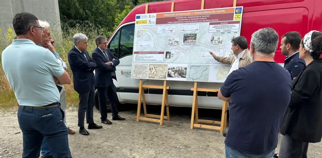 La Junta destina un millón de euros a reforzar la seguridad vial en Riello, Ambasmestas y Vega de Valcarce.