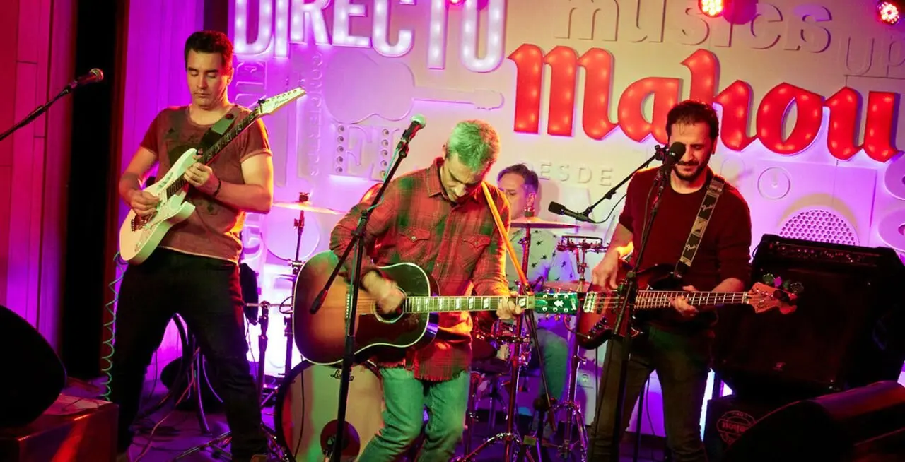 El grupo leonés 'La Librería del Sr. Koreander' en un concierto.