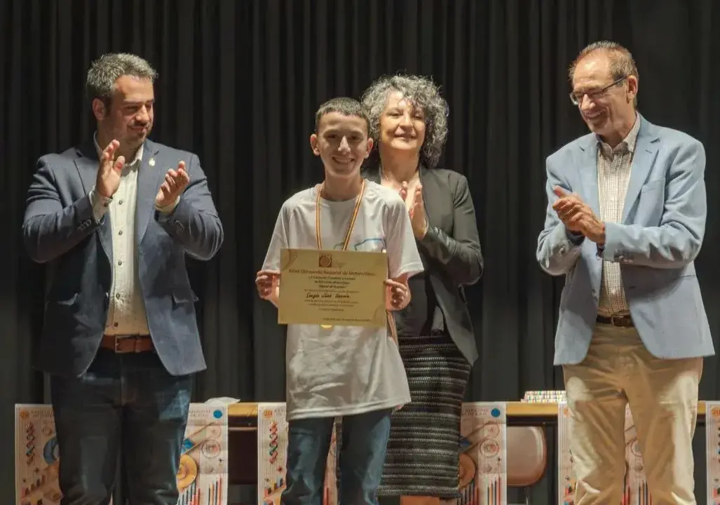 Sergio Lino, alumno del colegio San Ignacio de Ponferrada