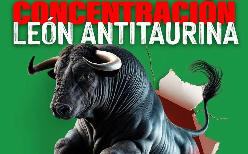 Detalle del cartel de la convocatoria de Pacma.