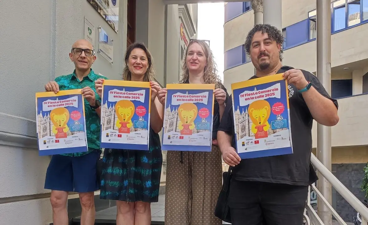 Presentación de la Fiesta del Comercio en la Calle de León.