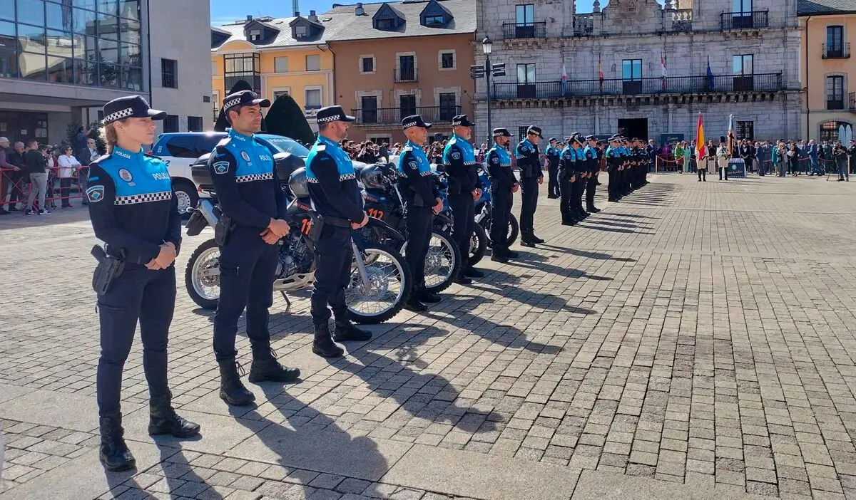Imagen de archivo de un evento de la Policía Municipal de Ponferrada