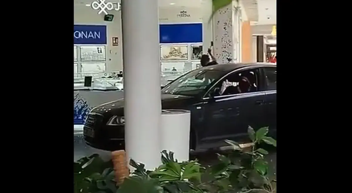 Captura de vídeo del momento del asalto.