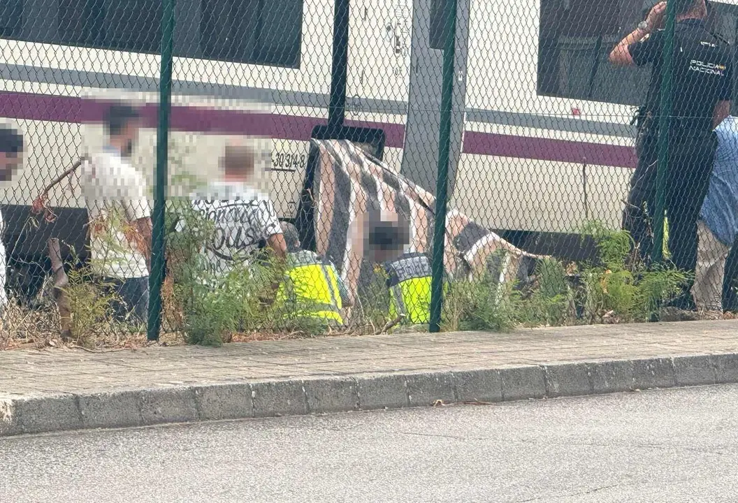 Imagen del lugar del suceso en una fotografía de El Bierzo Digital.