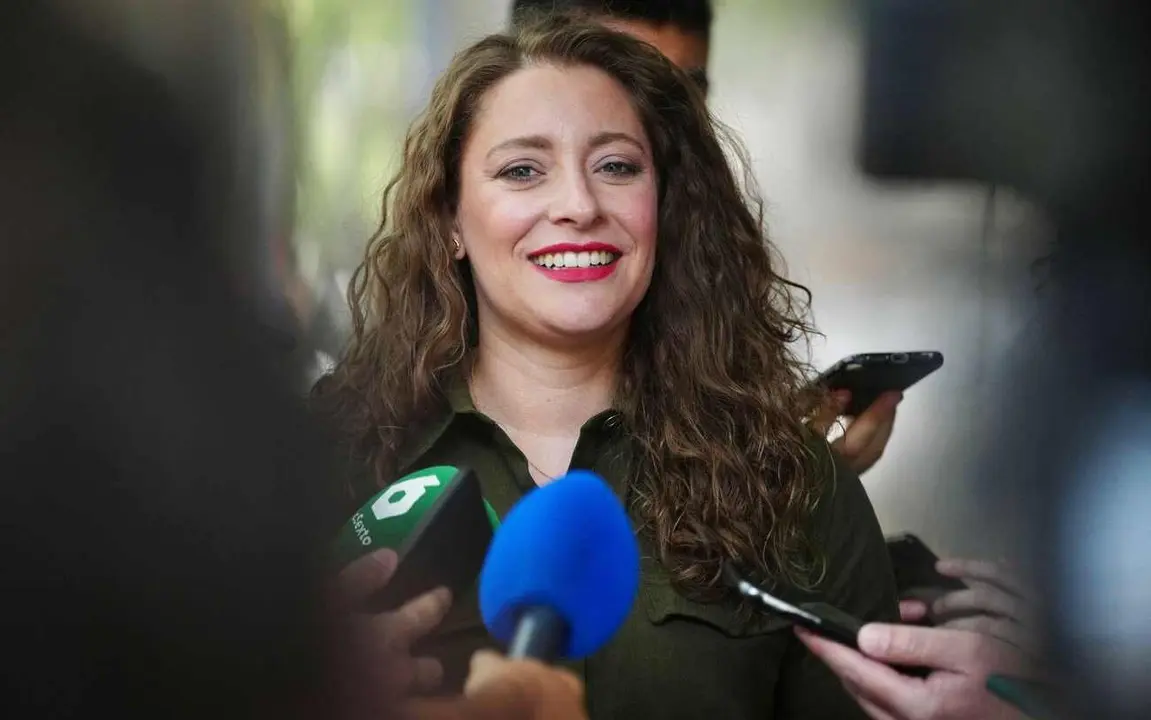 Ester Muñoz, durante su comparecencia este miércoles.
