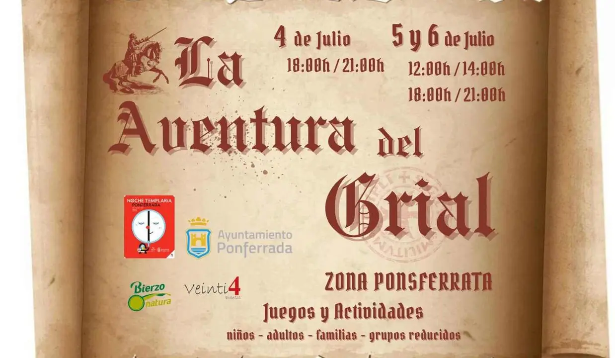 La aventura del Grial, toda una aventura en Ponferrada.