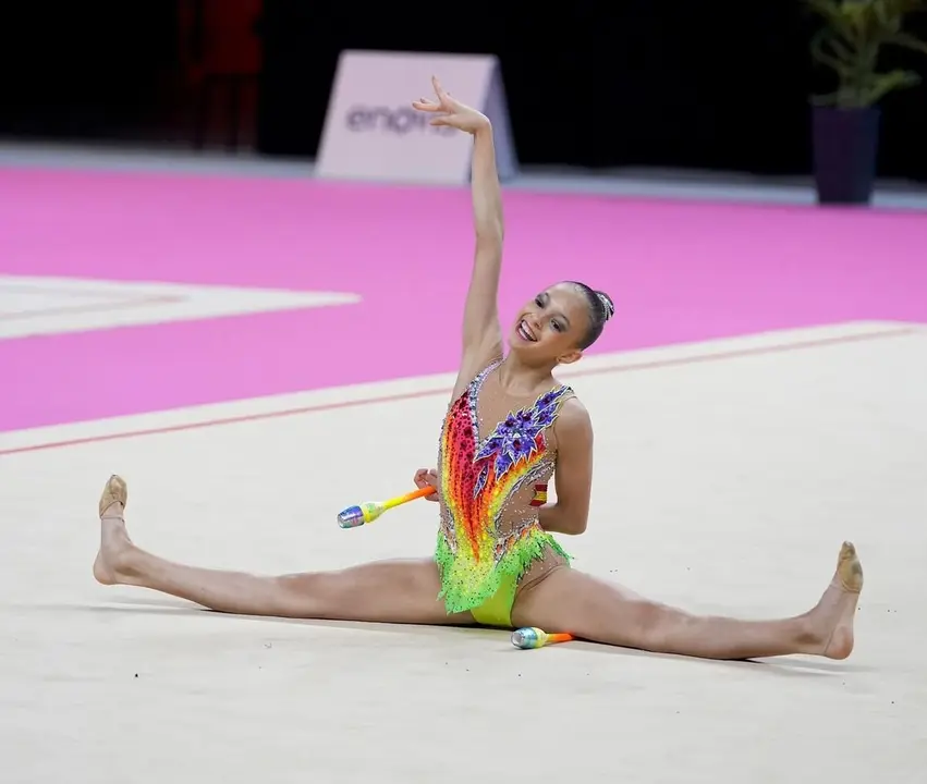 Marta Pérez se proclama campeona de España Júnior en los Nacionales de la Categoría de Honor. Foto: Club Ritmo