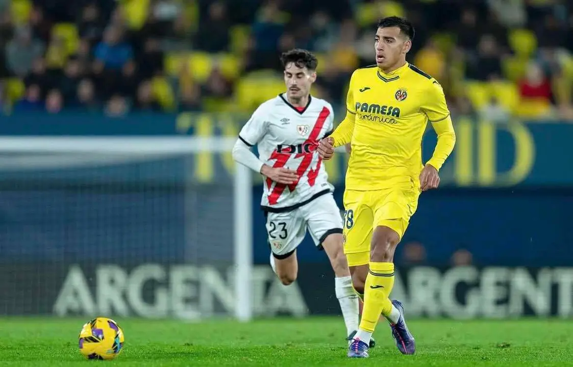Ojeda, en su etapa en el filial del Villarreal.