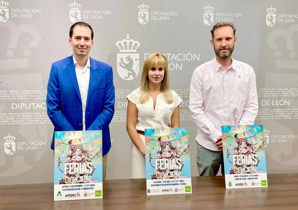 Un instante de la presentación, este miércoles, de las Ferias del Deporte.