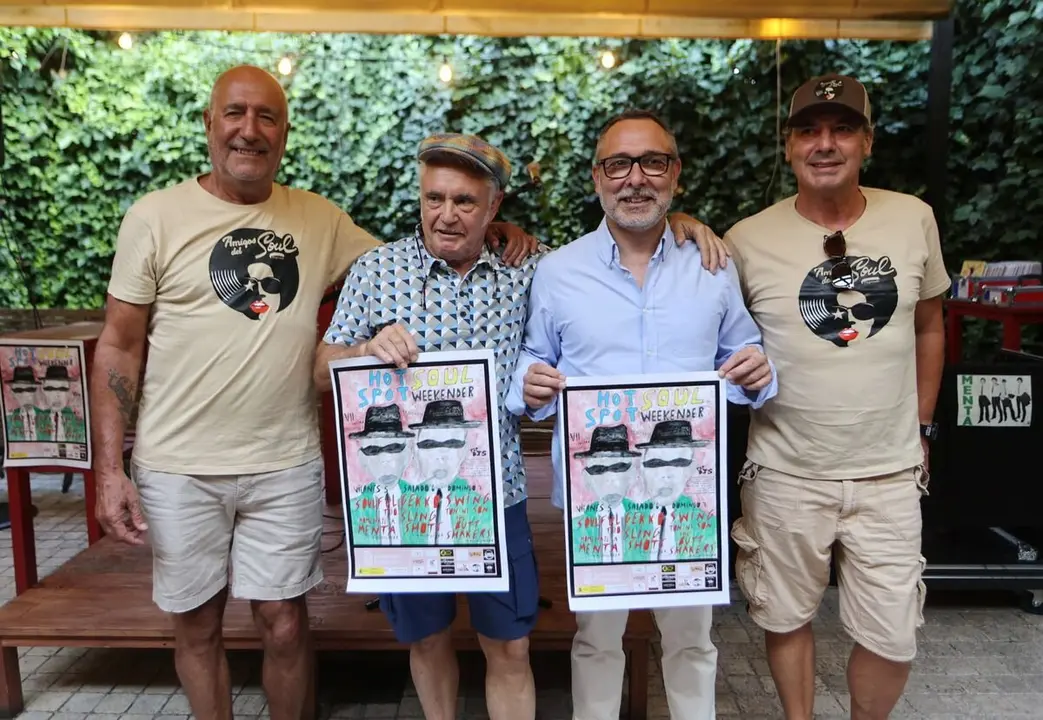 Presentación de la VII edición del festival Hot Spot Soul Weekender que se cebras en Ponferrada en septiembre.