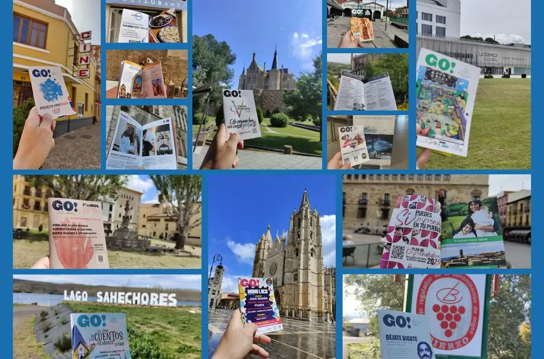 Collage de portadas de la Guía GO!