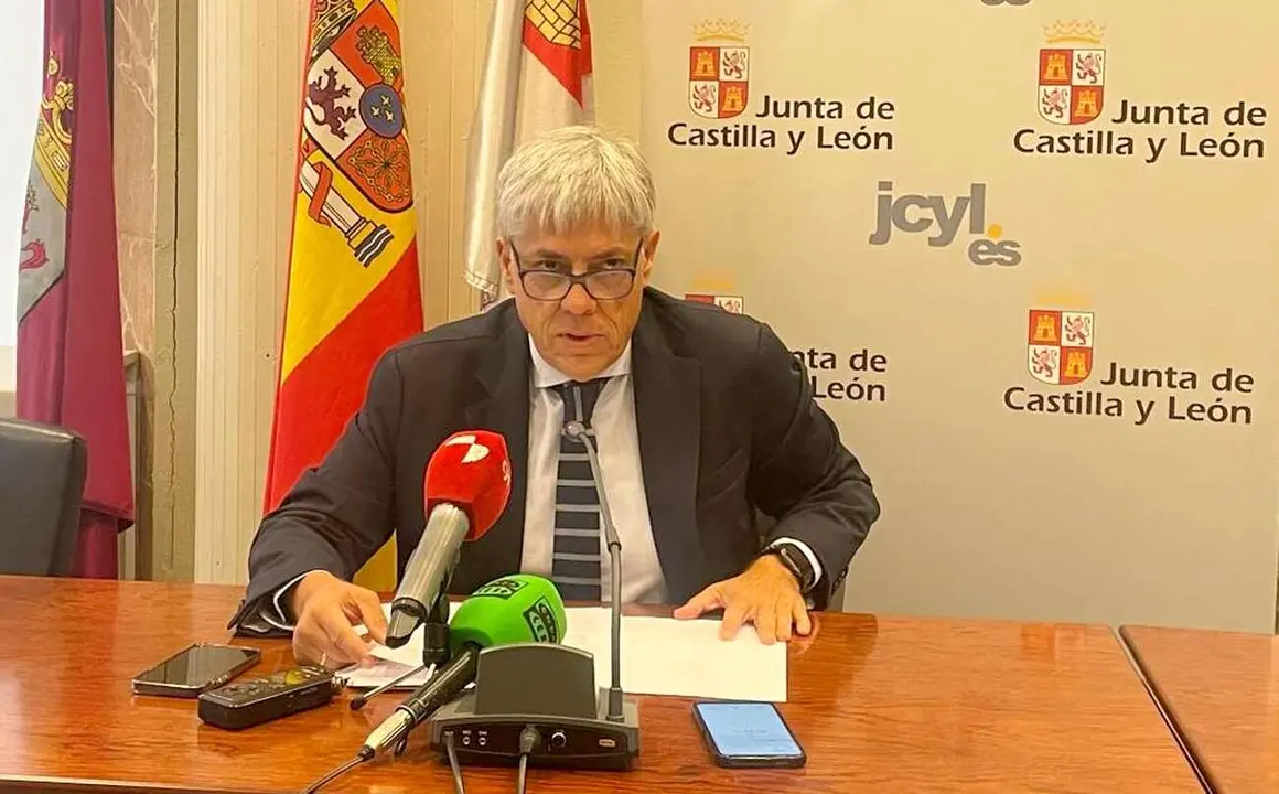 Eduardo Diego, este lunes, durante la rueda de prensa.